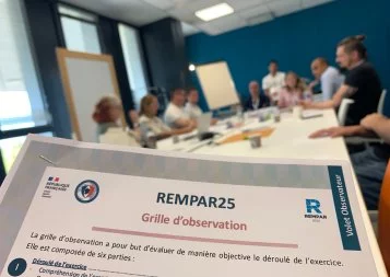 Une mobilisation sans précédent pour Rempar25, simulation de crise massive