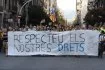 Parmi les nombreuses revendications des manifestants, les slogans demandant au pouvoir central de Madrid de « respecter nos droits » figuraient en première ligne.