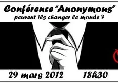 Les Anonymous peuvent-ils changer le monde ?, ce 29 mars