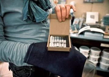 Tout n'est pas rose dans le bleu de pastel