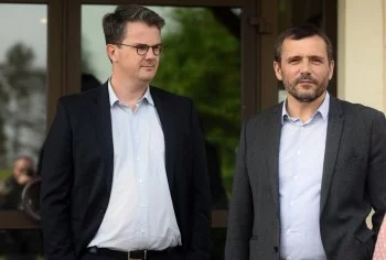 Le staff de Nataïs : Mickaël Ehmann le fondateur, et à sa droite, Jérôme Réthoré, le directeur général