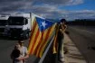 La grève a affecté la circulation dans toute la Catalogne provoquant d'immenses bouchons notamment sur l'autoroute près de Gérone.
