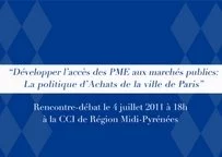 « Développer l'accès des PME aux marchés publics », le 4 juillet