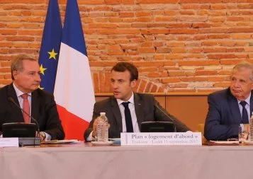Depuis Toulouse, Emmanuel Macron préconise un changement de philosophie sur le logement social