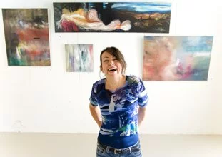 Véronique Brunet alias Aponi : du barreau au pinceau