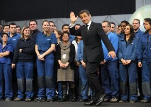 À Toulouse, Nicolas Sarkozy veut planer sur le spatial