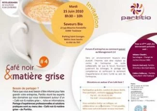 Les forums d'entreprise au menu de « Café noir et matière grise », le 15 juin